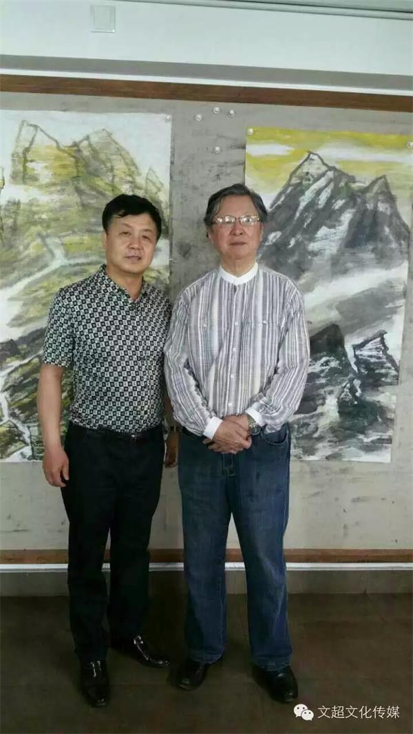 <b>《艺术天成》杂志社社长杨文超拜访李宝林先生</b>