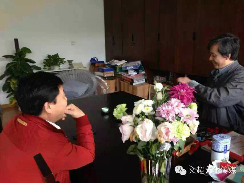 <b>《艺术天成》杂志社社长杨文超拜访中国美术学院副院长宋建明先生</b>
