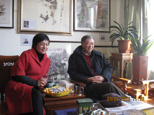 著名山水画家张守涛做客艺术天成