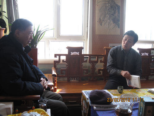 著名山水画家张守涛做客艺术天成