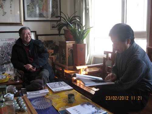 著名山水画家张守涛做客艺术天成