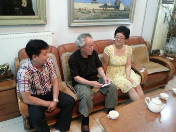 <b>《艺术天成》拜访著名油画家石成峰老师</b>