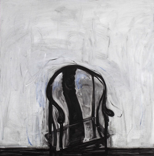 恒定・椅子的叙事之一（一）夏福宁-2012-布面油画-150cm-x-150cm.-Constancy