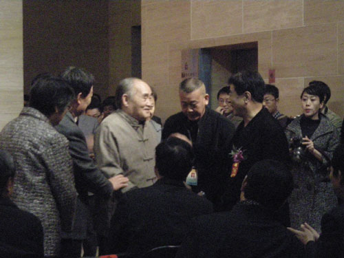 画展主人孙伯翔出场