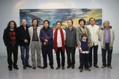 法籍华人画家叶星千“冷热之间”作品展在中国北京举行