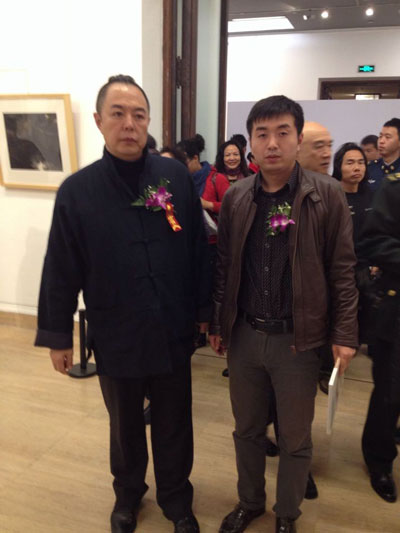 著名演员张铁林与林少云合影