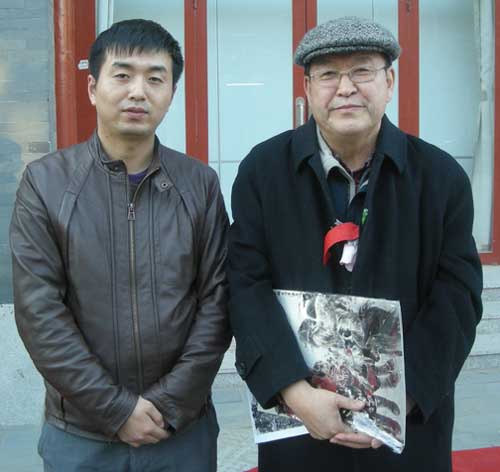 中国美术家协会理事吴团良与林少云合影