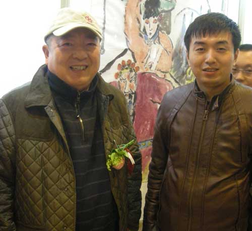 中央电视台少儿节目主持人董浩与林少云合影