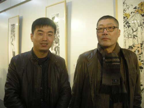 中国书画家协会常务理事张森与林少云合影