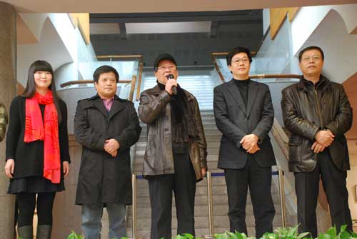 美协副主席、广东画院院长许钦松在开幕式上致辞