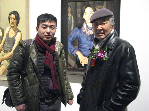 画家张重庆与林少云合影