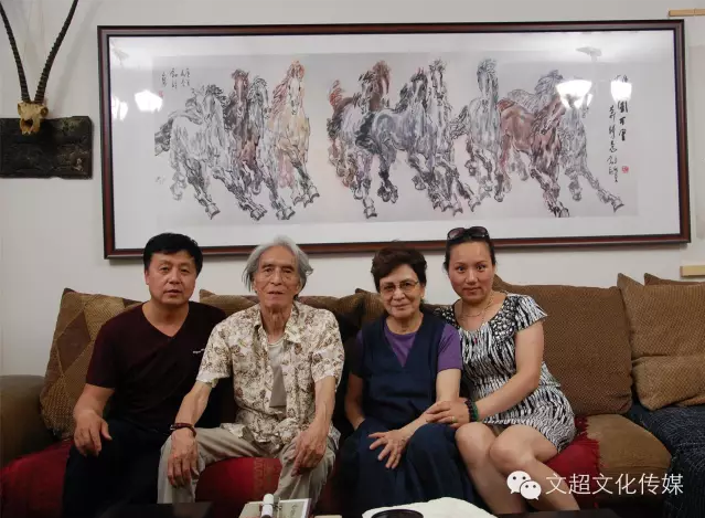 <b>《艺术天成》杂志社长杨文超拜访刘勃舒先生</b>