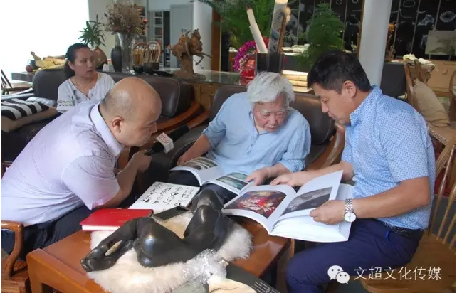 <b>《艺术天成》杂志社社长杨文超拜访林凡先生</b>
