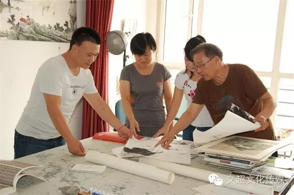 北京世纪文超文化传媒有限公司有关领导拜访宋兆钦先生