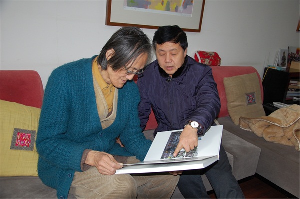 《艺术天成》杂志社社长杨文超拜访中国艺术研究院中国版画院院长王炜先生