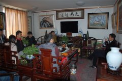 “蓝海彤翔”段博炎经理等到访北京世纪文超文化传媒有限公司