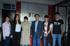 中国国画协会会员王世林到访北京世纪文超文化传媒有限公司