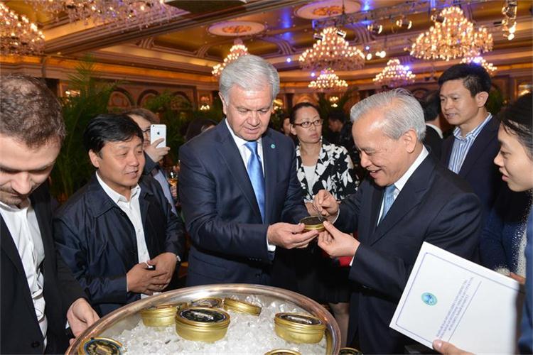 杨文超与王钦敏，阿利莫夫
