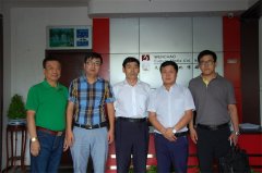 国源智库城市规划设计研究院行政部经理谭树文到访文超文化传媒公司