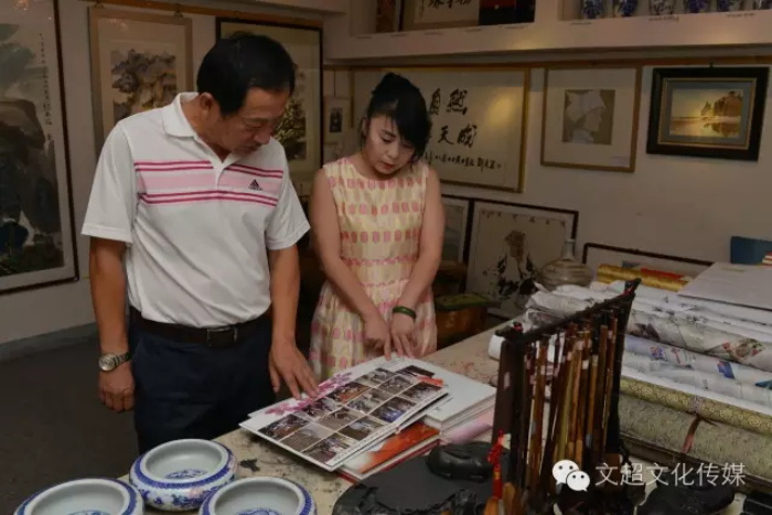 北京七彩蝶园殷建军到访“文超传媒”