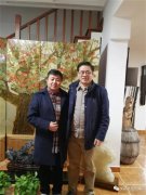 “文超传媒”领导春节期间拜访中国美协领导徐里